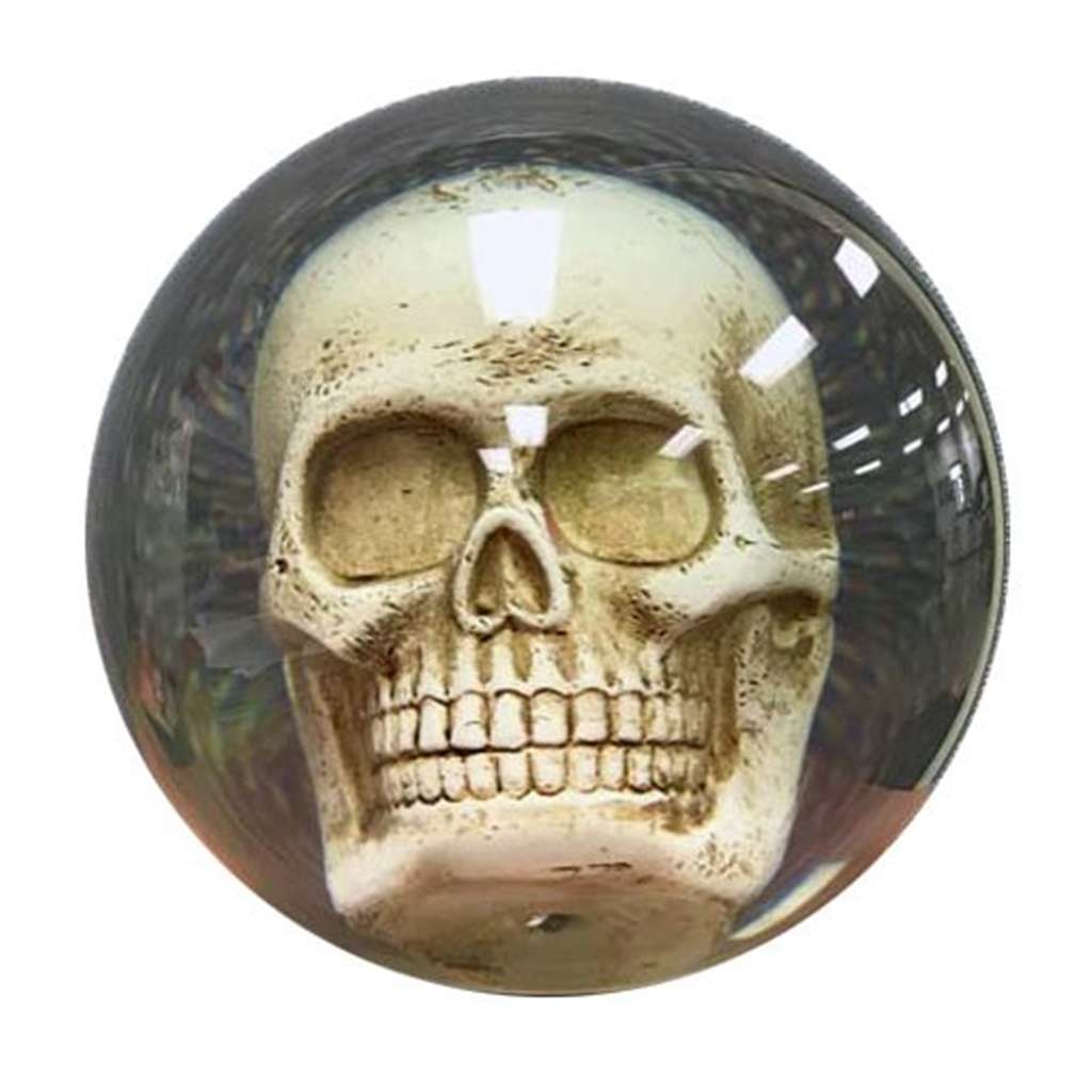 Clear Skull Bowling Ball