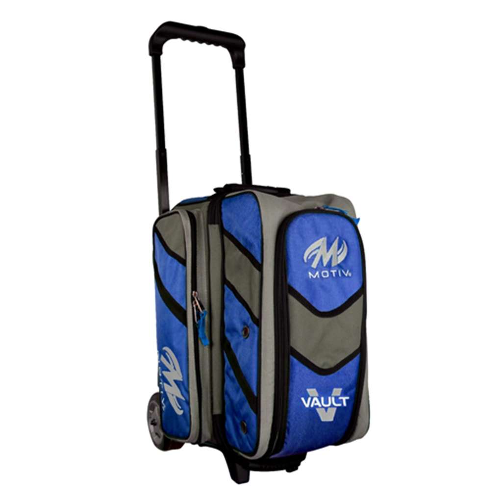 Motiv Vault 2 Ball Roller Bowling Bag- Blue