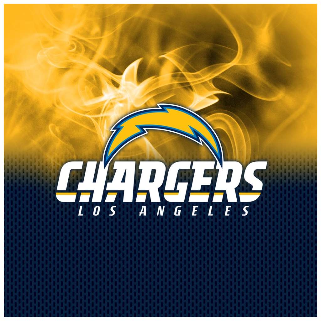 NFL Los Angeles Chargers Custom Name Text Santa Down The Chimney