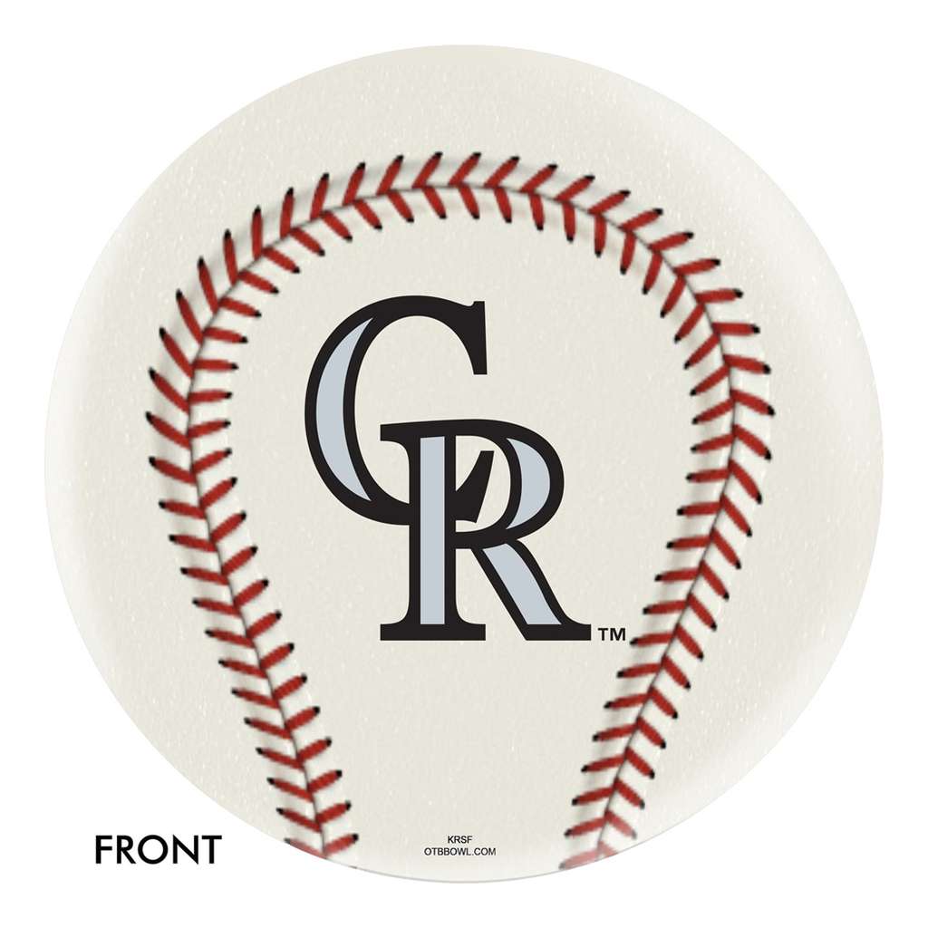 OTB MLB Colorado Rockies Logo Bowling Ball + FREE SHIPPING 