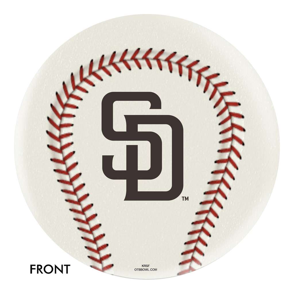 MLB San Diego Padres baseball designed regulation size bowling ball