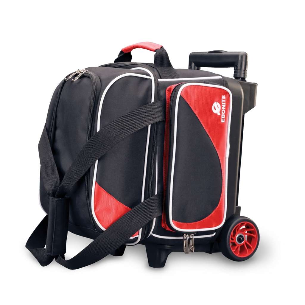 Ebonite Basic Single Red Bowling Bag —