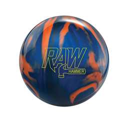 Hammer PRE-DRILLED Raw Hammer Bowling Ball - Blue/Black/Orange
