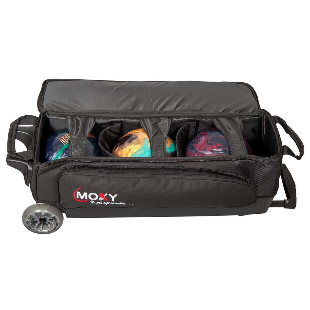 Moxy Blade Triple Roller Bowling Bag- Electric Blue/Black