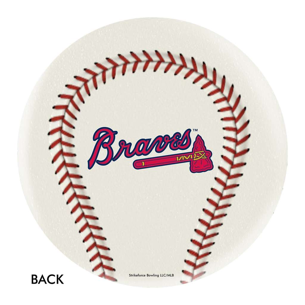 MLB Atlanta Braves baseball designed regulation size bowling ball