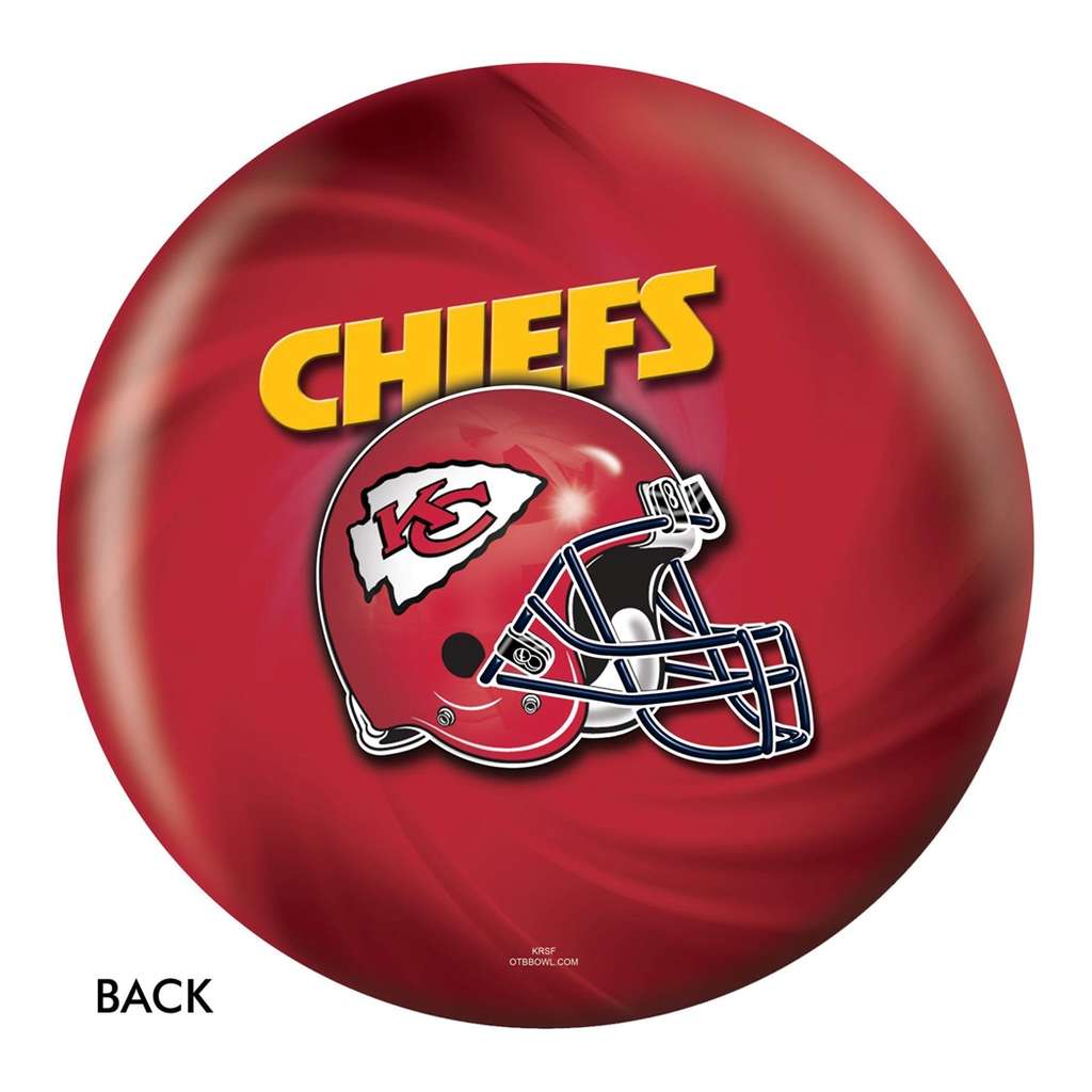 Kansas City Chiefs NFL Helmet Logo Bowling Ball
