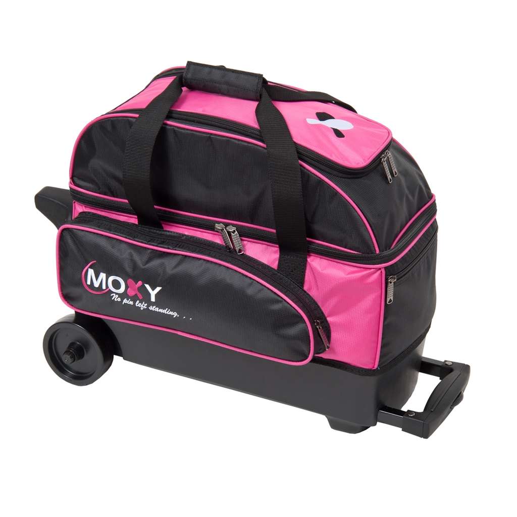 Moxy Slim Triple Roller Bowling Bag- Red/Black