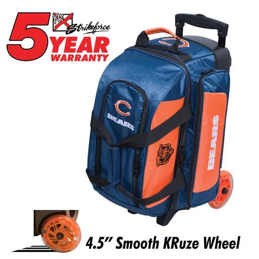 NFL Triple Roller Bowling Bag- Chicago Bears