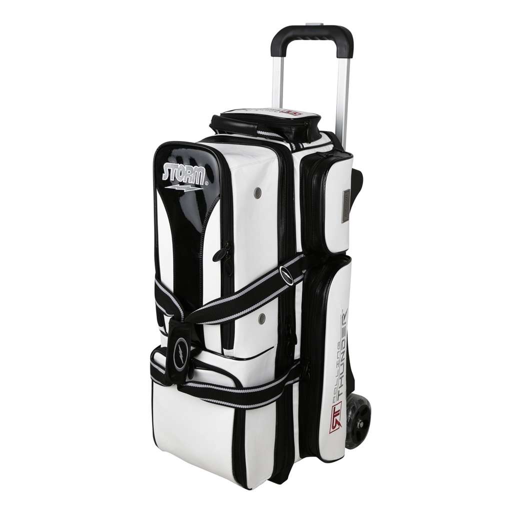 Storm 3 Ball Rolling Thunder Signature Series Bowling Bag White/Black