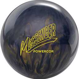 Columbia 300 PRE-DRILLED Messenger Powercor Pearl Bowling Ball - Black/Gold