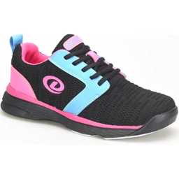 Dexter Youth Raquel LX Jr Bowling Shoes - Black/Blue/Pink Glow