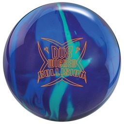 DV8 Wicked Collision Bowling Ball - Royal Blue/Purple/Teal