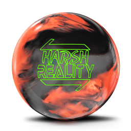 900 Global Harsh Reality Pearl Bowling Ball - Orange/Silver/Black