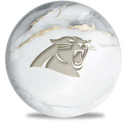 NFL Bowling Ball Marble Carolina Panthers