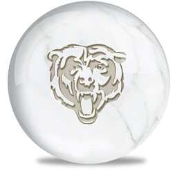 NFL Bowling Ball Marble Chicago Bears