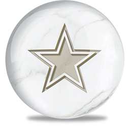 NFL Bowling Ball Marble Dallas Cowboys