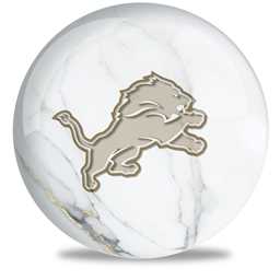 NFL Bowling Ball Marble Detroit Lions