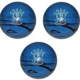 EPCO Duckpin Bowling Ball - Cobra Pro Rubber - Blue & Black (5 inch- 3lbs. 12oz.) - 3 Balls