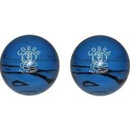 EPCO Duckpin Bowling Ball - Cobra Pro Rubber - Blue & Black (4 7/8 inch- 3lbs. 12oz.) - 2 Balls