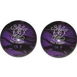 EPCO Duckpin Bowling Ball - Cobra Pro Rubber - Lavender & Black (4 3/4 inch- 3lbs. 6oz.) - 2 Balls