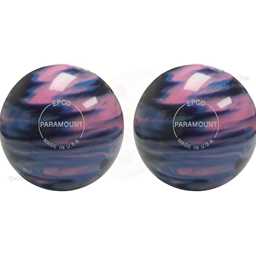 EPCO Duckpin Bowling Balls- Marbleized - Navy, Light Blue & Pink (4 7/8 inch- 3lbs. 8 oz) 2 Balls