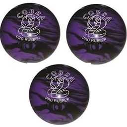 EPCO Duckpin Bowling Ball - Cobra Pro Rubber - Lavender & Black (4 3/4 inch- 3lbs. 10oz.) - 3 Balls