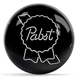 Pabst Blue Ribbon V1 Bowling Ball - Black