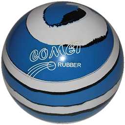 EPCO Duckpin Bowling Ball- Comet Rubber - Royal with White & Black (5 inch- 3lbs. 12 oz.) 1 Ball