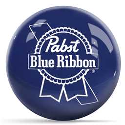 Pabst Blue Ribbon V2 Bowling Ball - Blue