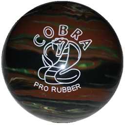 EPCO Duckpin Bowling Ball - Cobra Pro Rubber - Camouflage (4 7/8 inch- 3lbs. 10oz.) 1 Ball