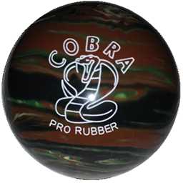 EPCO Duckpin Bowling Ball - Cobra Pro Rubber - Camouflage (4 7/8 inch- 3lbs. 12oz.) 1 Ball