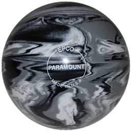 EPCO Duckpin Bowling Ball -Marbleized - Black, White & Grey (4 3/4 inch- 3lbs. 6 oz. 1 Ball