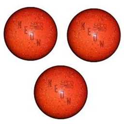 EPCO Duckpin Bowling Balls - Neon Speckled - Orange (4 7/8 inch- 3lbs. 10 oz.) - 3 Balls