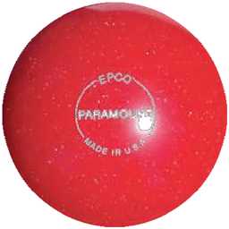 EPCO Duckpin Bowling Ball- Speckled House Ball - Red (4 7/8 inch- 3lbs. 8 oz.) 1 Ball