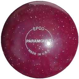 EPCO Duckpin Bowling Ball- Speckled House Ball - Cranberry (4 7/8 inch- 3lbs. 10 oz.) 1 Ball