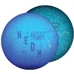 EPCO Duckpin Bowling Ball- Neon Speckled - Blue (4 3/4 inch- 3lbs. 10 oz.) 1 Ball