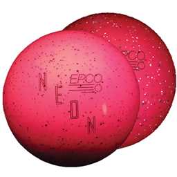 EPCO Duckpin Bowling Ball- Neon Speckled - Magenta (5 inch- 3lbs. 10 oz.) 1 Ball