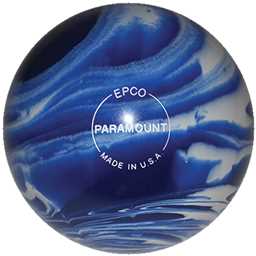 EPCO Duckpin Bowling Ball - Marbleized - Blue & White (5 inch- 3lbs. 8 oz.) 1 Ball