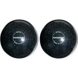 EPCO Duckpin Bowling Balls- Speckled House Ball - Black (5 inch- 3lbs. 10 oz.) 2 Balls