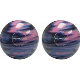 EPCO Duckpin Bowling Balls- Marbleized - Navy, Light Blue & Pink (4 3/4 inch- 3lbs. 8 oz.)2 Balls