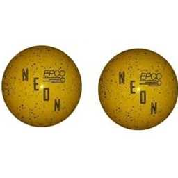 EPCO Duckpin Bowling Balls- Neon Speckled - Yellow (5 inch- 3lbs. 10 oz.) 2 Balls