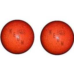 EPCO Duckpin Bowling Balls- Neon Speckled - Orange (5 inch- 3lbs. 10 oz.) 2 Balls