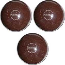 EPCO Duckpin Bowling Balls - Speckled House Ball - Brown (5 inch- 3lbs. 10 oz.) 3 Balls