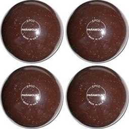 EPCO Candlepin Bowling Balls - Paramount Speckled - Brown (4 1/2 inch- 2lbs. 6oz.) 4 Balls