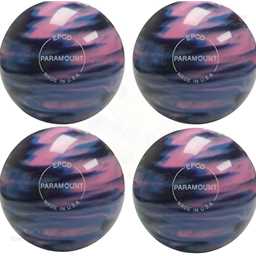 EPCO Candlepin Bowling Balls - Marbleized - Navy, Light Blue & Pink (4 1/2 inch- 2lbs. 7oz.) 4 Balls