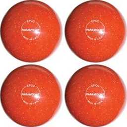 EPCO Candlepin Bowling Balls - Paramount Speckled - Orange (4 1/2 inch- 2lbs. 6oz.) 4 balls