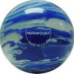 EPCO Candlepin Bowling Ball- Marbleized - Blue & White (4 1/2 inch- 2lbs. 6oz.) 1 Ball