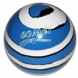 EPCO Candlepin Bowling Ball- Comet Rubber - Royal with White & Black (4 1/2 inch- 2lbs. 6oz.) 1 Ball