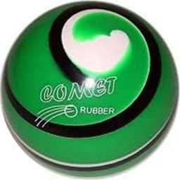 EPCO Candlepin Bowling Ball- Comet Rubber - Green with Black & White (4 1/2 inch- 2lbs.6oz.) 1 Ball