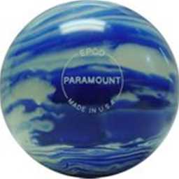 EPCO Candlepin Bowling Ball- Marbleized - Blue & White (4 1/2 inch- 2lbs.7oz.)1 Ball